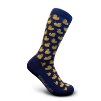 Blue men's socks ducks