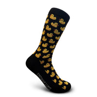 Black men's socks ducks